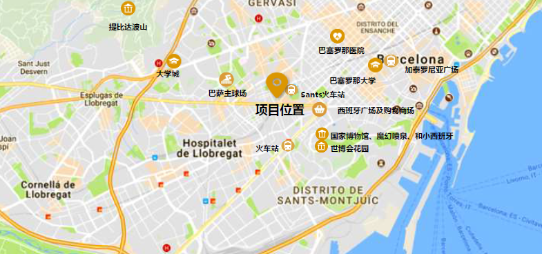 移民帮西班牙巴塞罗那市中心居民密集区商铺-BCNC037