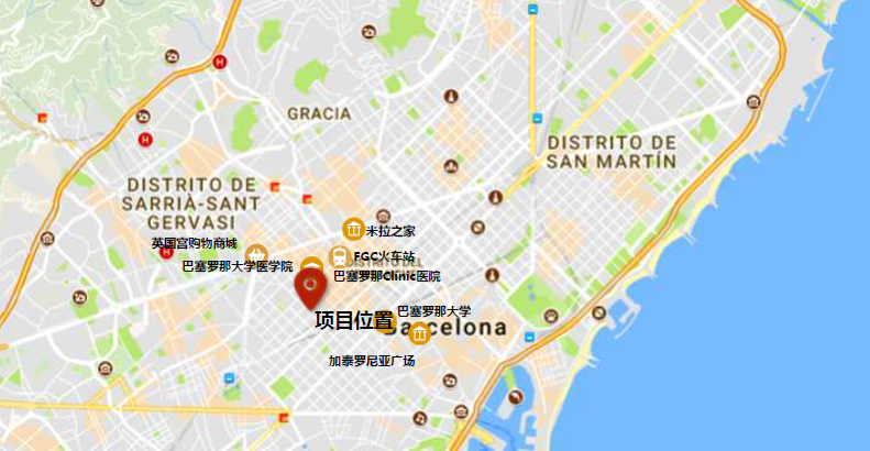 移民帮西班牙巴塞罗那市中心知名酒店集团办公室-BCNC059