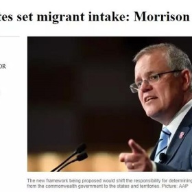 澳洲计划由州政府制订移民数额，心凉...