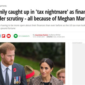 因为梅根，美国现在要向英国王室收税了……