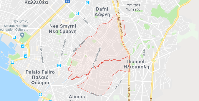 移民帮雅典南部沿海区域Agios Dimitrios复式-44012