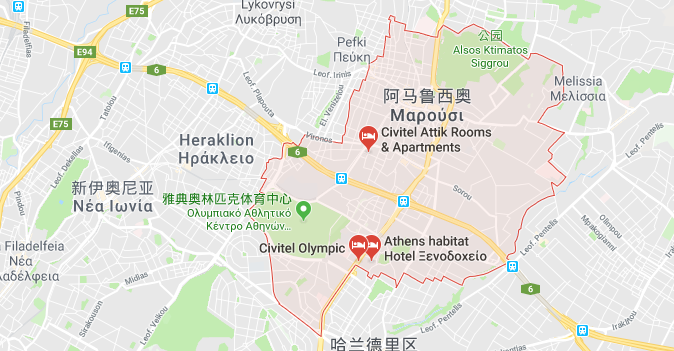 移民帮雅典北部区域Marousi复式-28641