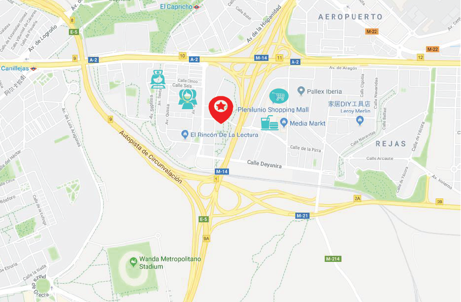 移民帮西班牙马德里东部金融商务区高档小区豪华二居室-YMS-V342