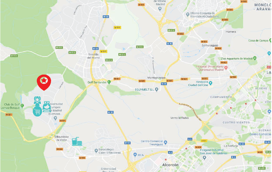 移民帮西班牙马德里西区高级独栋三层别墅（ Villaviciosa de Odón区）-YMGR-V326