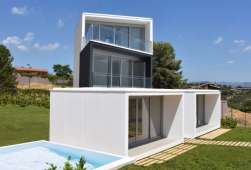 西班牙巴塞罗那灵活模块式现代主义景观别墅-BCNV016 (V2)