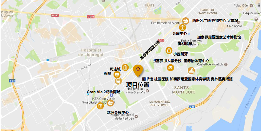 移民帮西班牙巴塞罗那近会展中心高级独家面包咖啡店-MAGD009