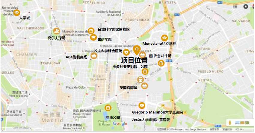 移民帮西班牙马德里近阿尔卡拉街精品公寓-AM0065