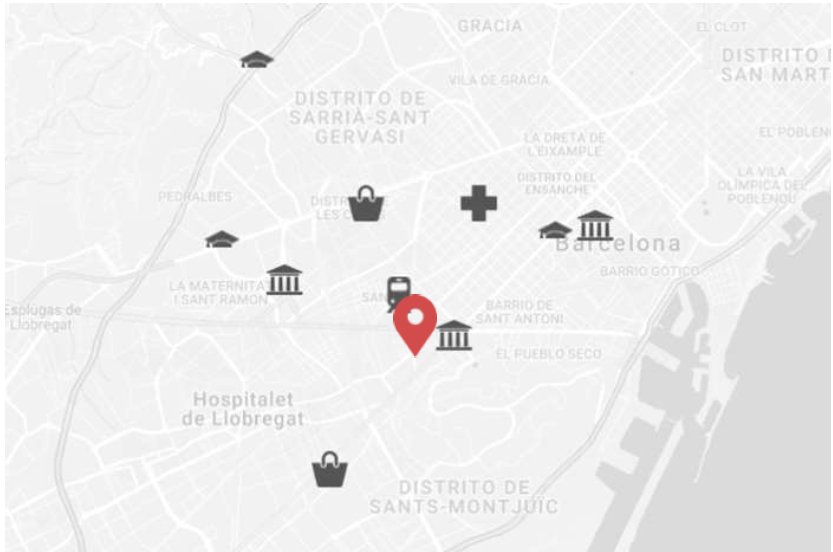 移民帮西班牙巴塞罗那近西班牙广场商业街面包店-BCNC063