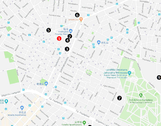 移民帮希腊雅典市中心欧亚公寓-A-5860