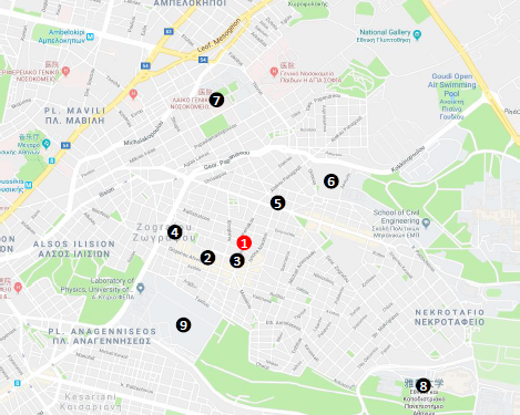 移民帮希腊雅典市中心佐格福公寓-A-3284