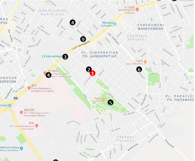 移民帮希腊雅典北部米雅公寓-A-6247