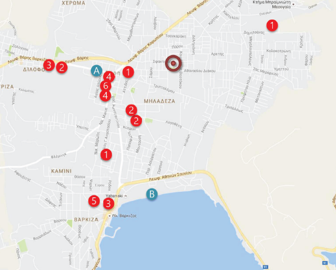 移民帮希腊雅典南部普锐斯订联排别墅Previ Mesonettes
