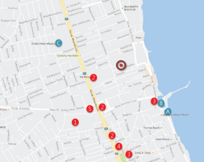 移民帮希腊雅典东部马克里联排别墅Makri Mesonettes-A-1689