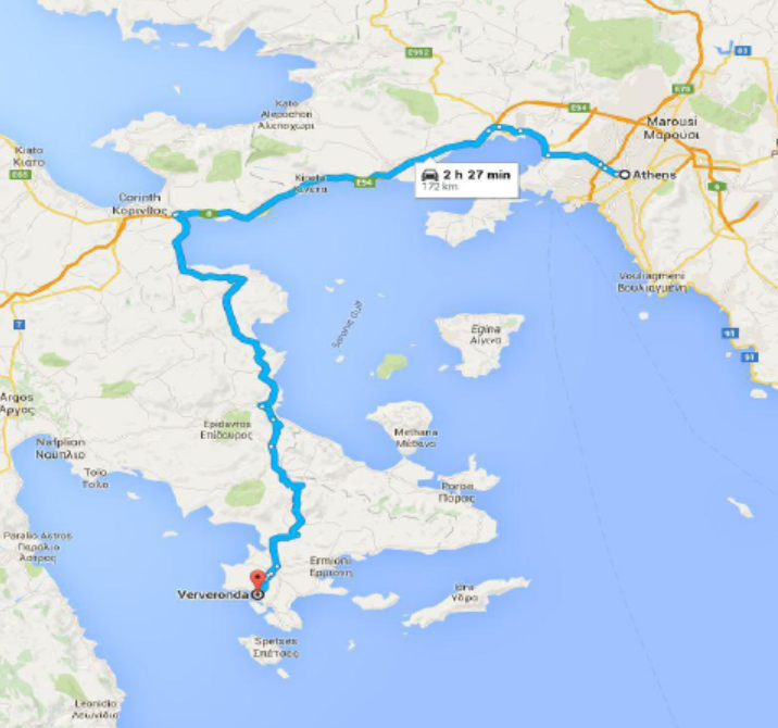 移民帮希腊雅典西部维尔弗朗塔别墅Ververonta Villa A-1229