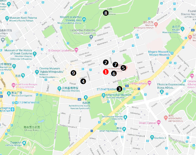 移民帮希腊雅典市中心淳美公寓KOLONAKI-A-6100