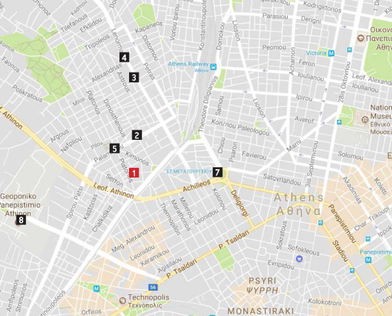 移民帮希腊雅典市中心皮提亚公寓PYTHOD-A-3449