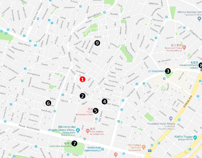 移民帮希腊雅典市中心格林公寓-A-6099