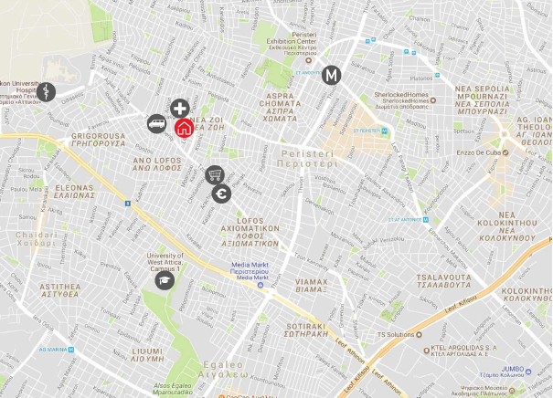 移民帮希腊雅典西部莱奥尼德公寓-A-6013-I1【赠送全套家具】