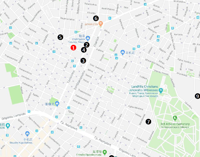 移民帮希腊雅典市中心欧亚公寓-A-5860