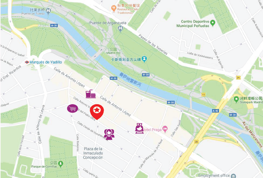 移民帮【50万欧两套】西班牙马德里西南生活区近马德里河精装两居室-YMGR-V325