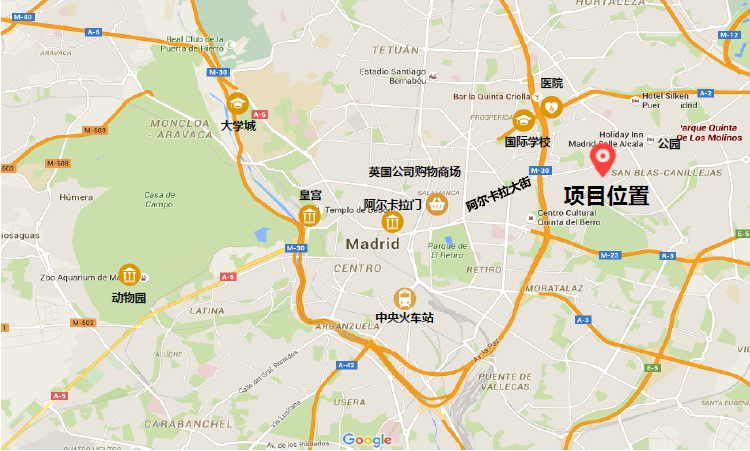 移民帮西班牙马德里高贵花园LOFT-LC00