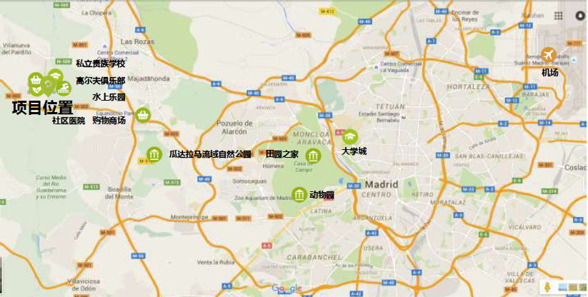 移民帮西班牙马德里学区高级社区联排花园别墅-MADV011