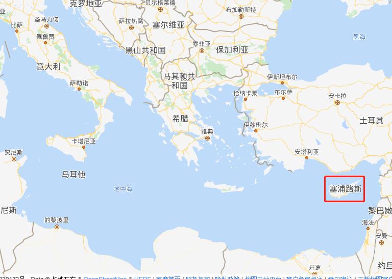 塞浦路斯在哪里 属于哪个洲