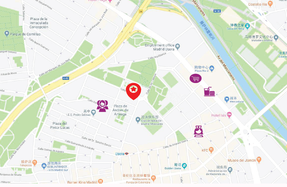 移民帮西班牙马德里西南生活区近华人区欧风舒适公寓-YMU-V678