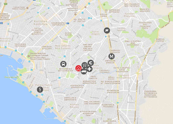 移民帮希腊雅典南部蒂杜公寓TIDOU-A-7944