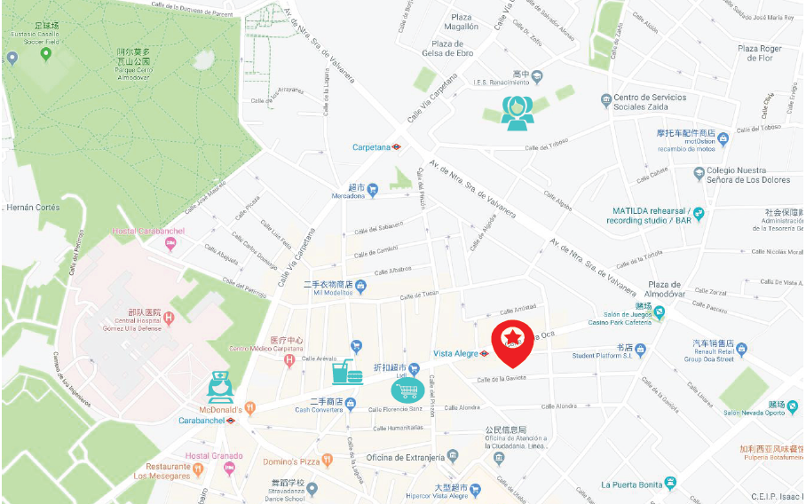 移民帮西班牙马德里西南生活区维斯塔格里宫阳光三居室-YMO-V577