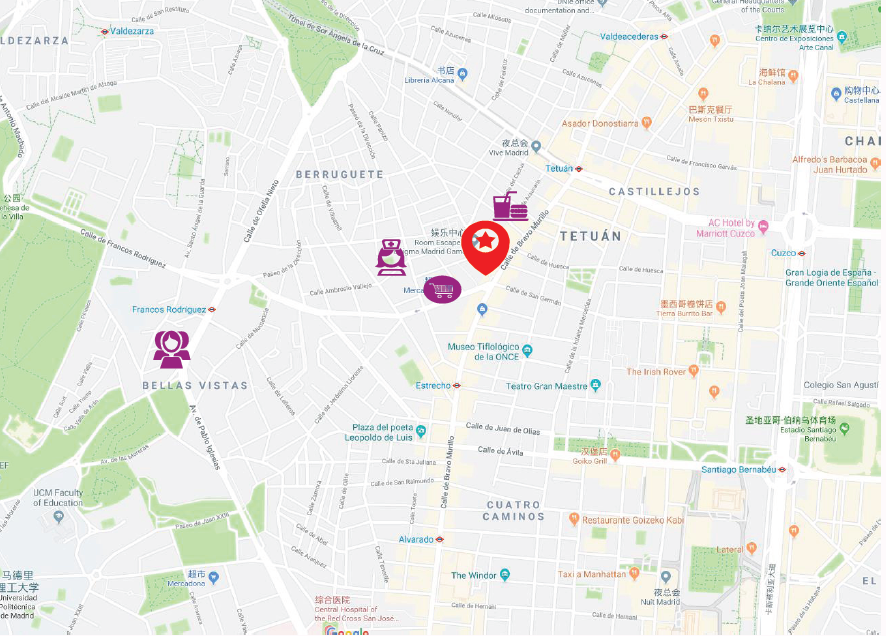 移民帮西班牙马德里金融商务区近大学城明亮小公寓-YMBM-V204