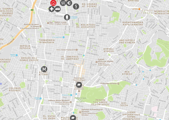 移民帮希腊雅典市中心普树公寓PRETEN-A-8689