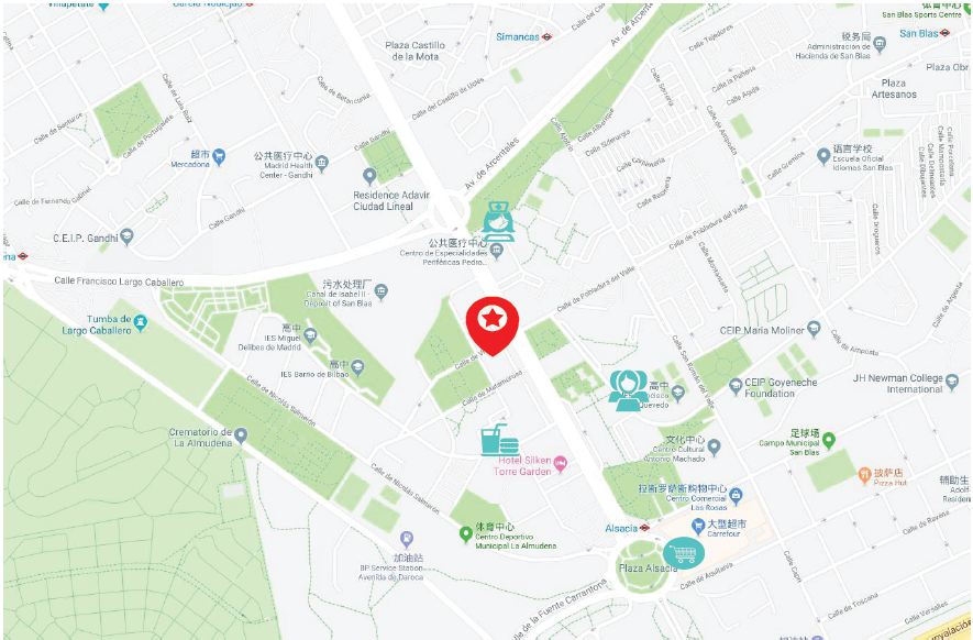 移民帮西班牙马德里东部生活区视野开阔复式大公寓-YMP-V421