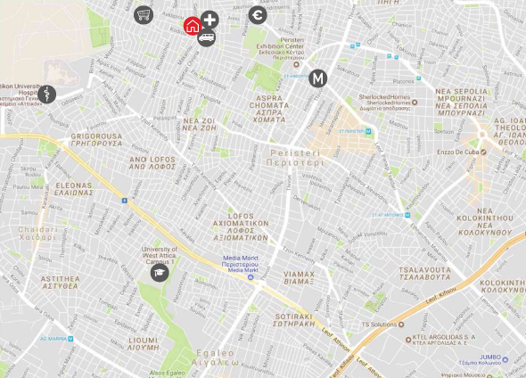 移民帮希腊雅典西部瓦希尔公寓VASIL-A-8083