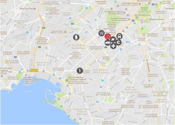 移民帮希腊雅典南部福莱阁商铺 FRAGOUD SHOPS-K3