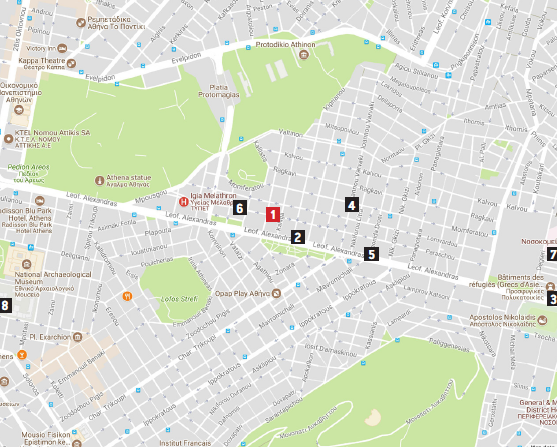 移民帮希腊雅典市中心阿珀特梅尼公寓POLYF A-7085-b