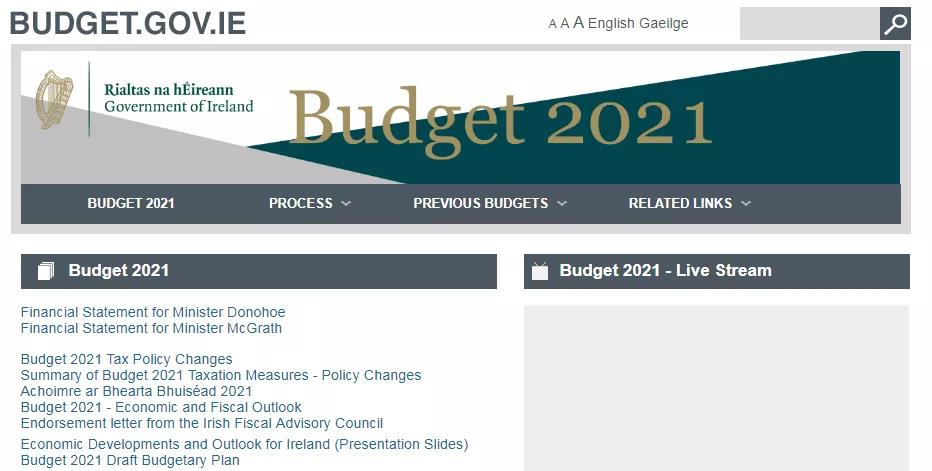 爱尔兰2021年财政预算破纪录，​福利房预算大增，成投资移民新风向！