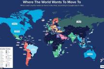 “世界移民地图”出炉，加拿大荣登Top1!这10个国家成为移民首选目标