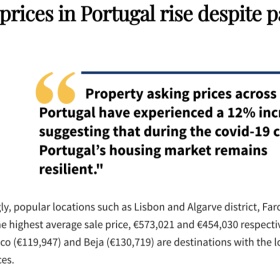 疫情下房价大跌？葡萄牙却逆势增长！