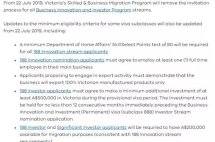 移民澳洲越来越难，维州率先收紧商业移民申请