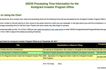 2017年11月EB5审案进度均前进一月以上，附最新审批数据