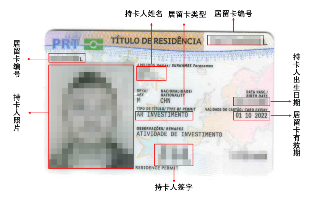 新版葡萄牙黄金居留卡出炉！火速围观！！