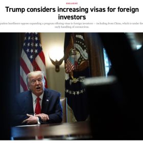 疫情爆发，美国移民局关门全球签证停发，EB-5迎来转机？