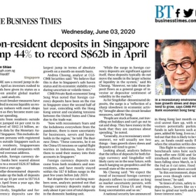 疫情之下，新加坡外币存款创记录，成为富豪们的资产避风港！