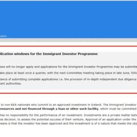 重磅!即日起爱尔兰移民局全面取消窗口期