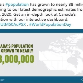 加拿大降低移民门槛，人口逆势增长至3800万，超80%的增长来自移民