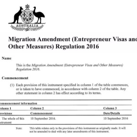 新商业创新投资移民企业家签证9月10日上线，移民澳洲又多选择