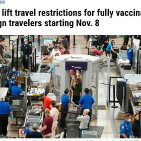 旅行禁令取消，11月8日中国旅客可入境美国，白宫出台细则，5类人群可豁免