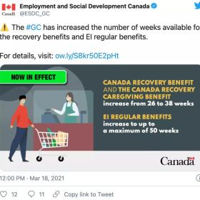 继续撒钱中！加拿大新法案通过EI、CRB等福利延长!领取条件大大放宽...