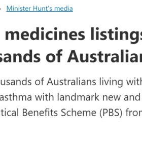 又有多种天价救命药纳入澳洲PBS计划！